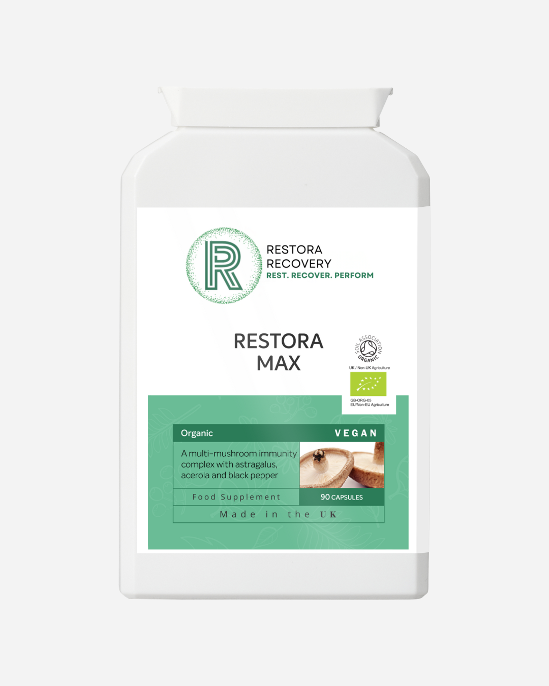 Discover Restora Max: UK-Made Organic Mushroom Supplements for Recovery & Resilience