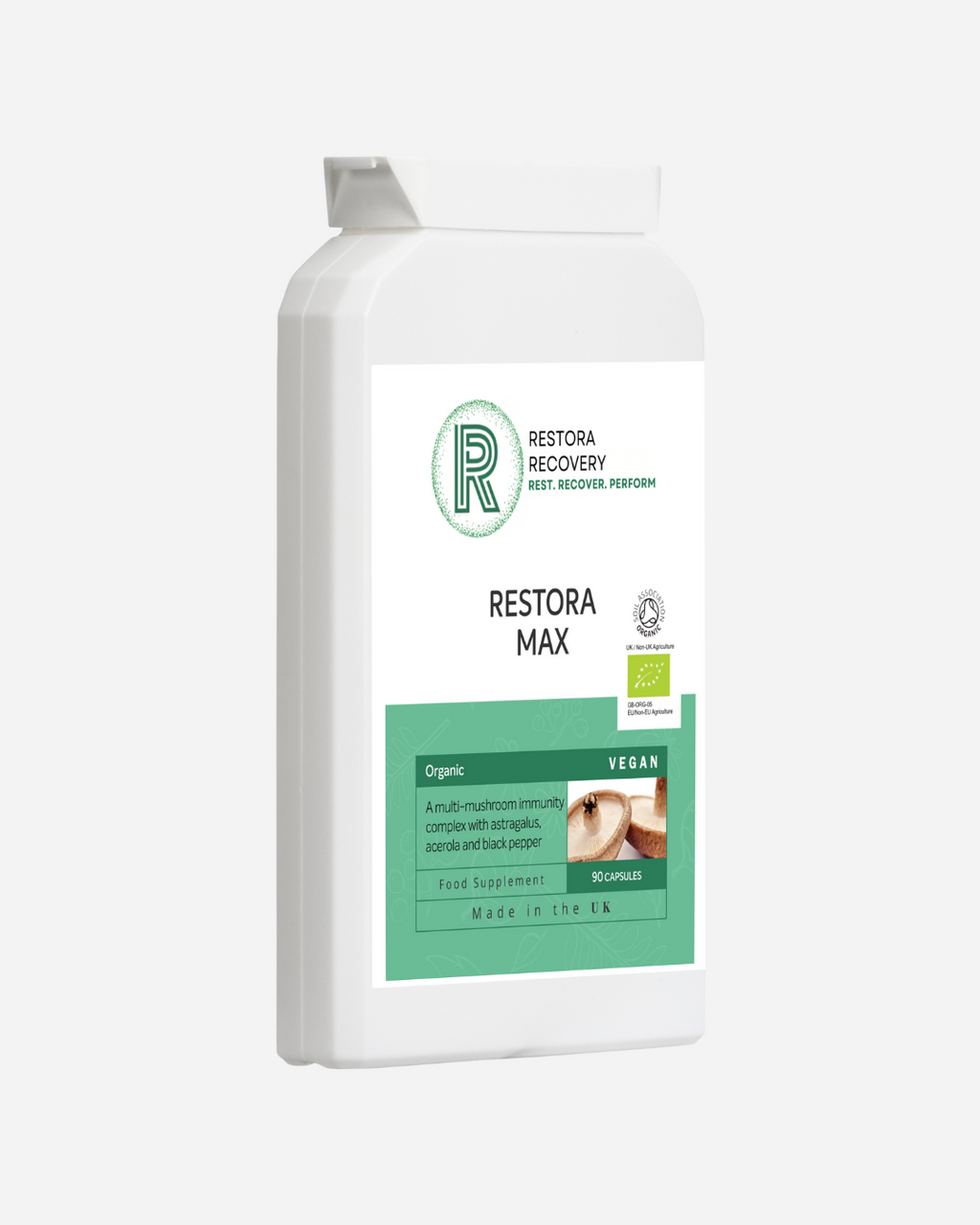 Discover Restora Max: UK-Made Organic Mushroom Supplements for Recovery & Resilience
